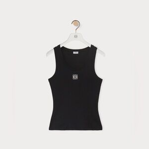 Loewe Anagram Black Women's Tank Top XL